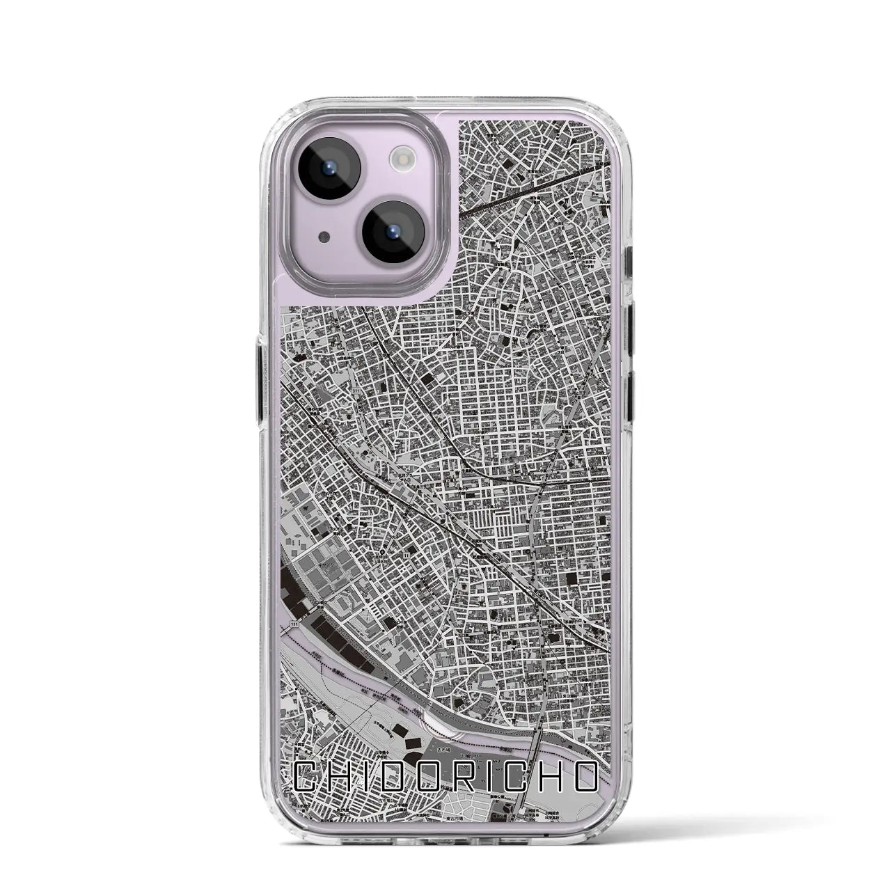 【千鳥町（東京都）】地図柄iPhoneケース（MagSafeタイプ）
