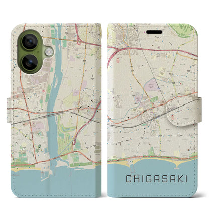 【茅ヶ崎2（神奈川県）】地図柄iPhoneケース（手帳タイプ）