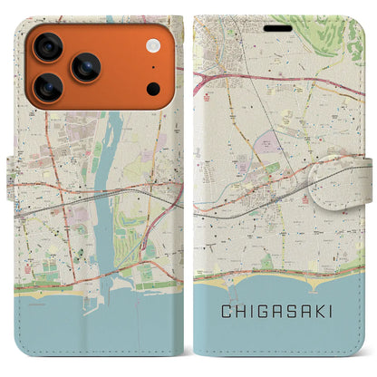 【茅ヶ崎2（神奈川県）】地図柄iPhoneケース（手帳タイプ）