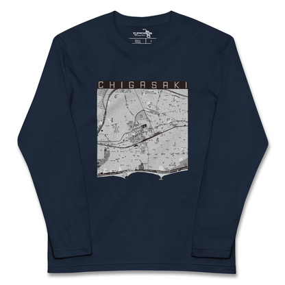 【茅ヶ崎2（神奈川県）】地図柄ロングスリーブTシャツ