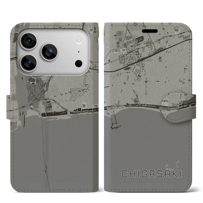 【茅ヶ崎（神奈川県）】地図柄iPhoneケース（手帳タイプ）