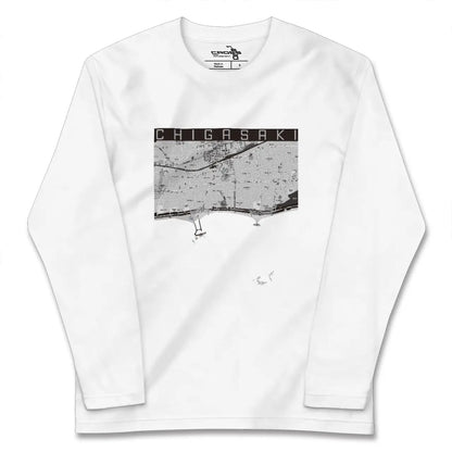 【茅ヶ崎（神奈川県）】地図柄ロングスリーブTシャツ