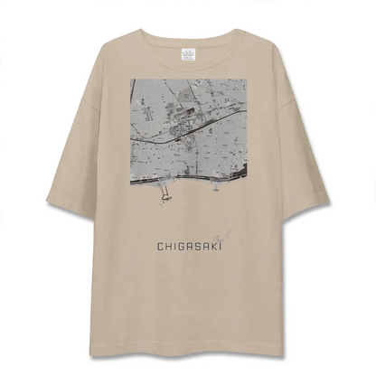 【茅ヶ崎（神奈川県）】地図柄ビッグシルエットTシャツ