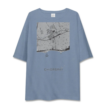 【茅ヶ崎（神奈川県）】地図柄ビッグシルエットTシャツ