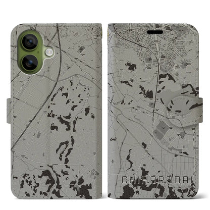 【ちはら台（千葉県）】地図柄iPhoneケース（手帳タイプ）