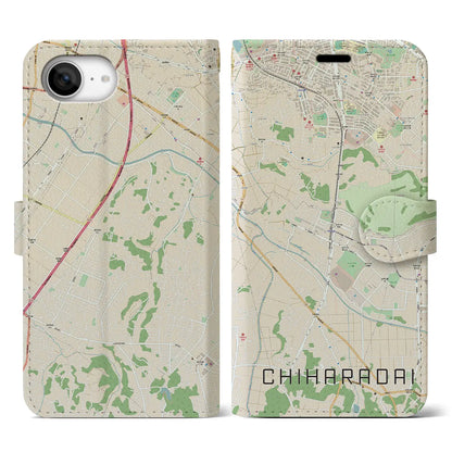 【ちはら台（千葉県）】地図柄iPhoneケース（手帳タイプ）