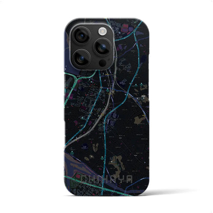 【千早（福岡県）】地図柄iPhoneケース（バックカバータイプ）