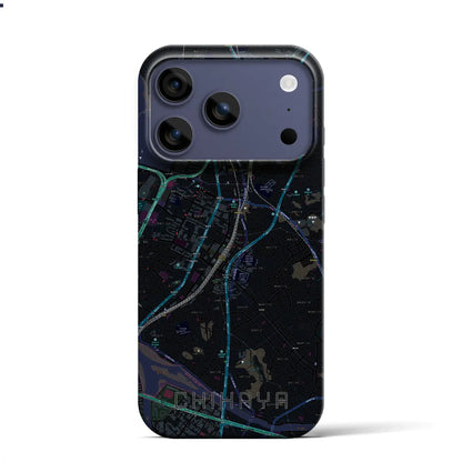 【千早（福岡県）】地図柄iPhoneケース（バックカバータイプ）