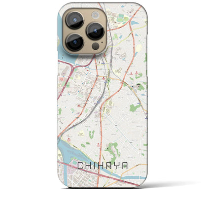 【千早（福岡県）】地図柄iPhoneケース（バックカバータイプ）