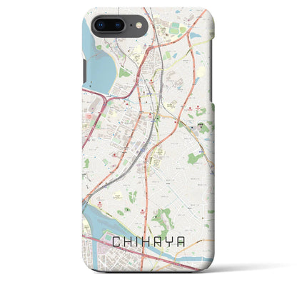 【千早（福岡県）】地図柄iPhoneケース（バックカバータイプ）