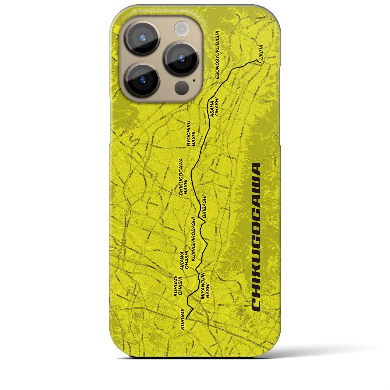 【筑後川（福岡県）】サイクリストiPhoneケース（バックカバータイプ）