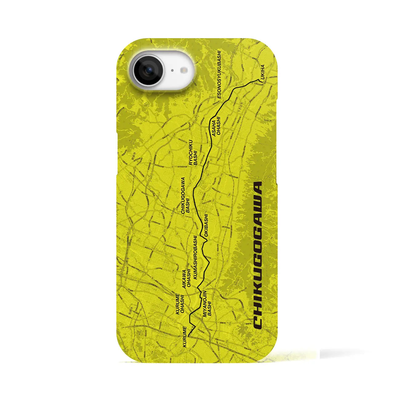 【筑後川（福岡県）】サイクリストiPhoneケース（バックカバータイプ）