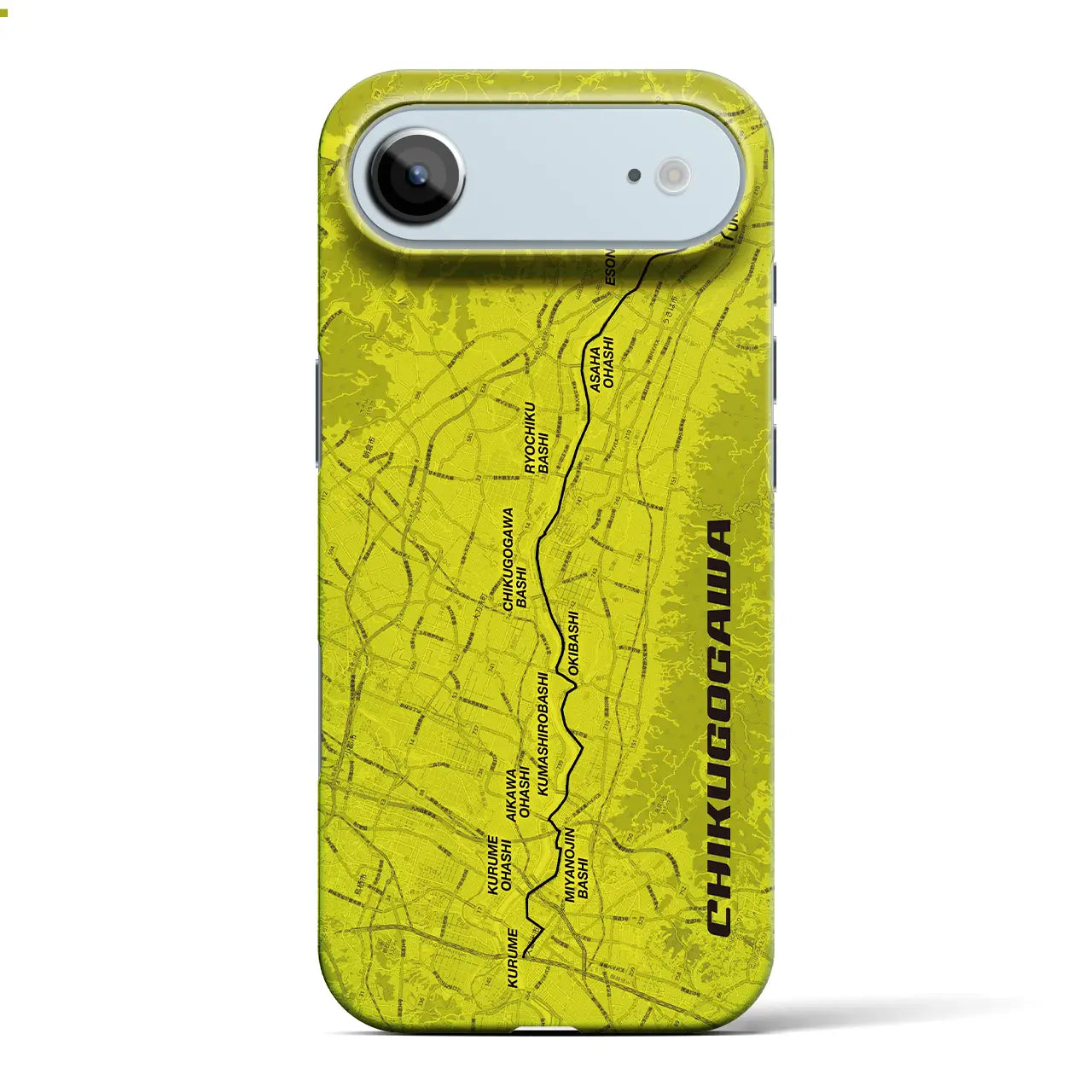 【筑後川（福岡県）】サイクリストiPhoneケース（バックカバータイプ）