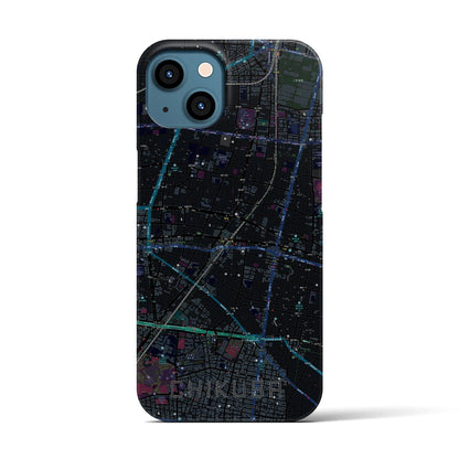 【千種（愛知県）】地図柄iPhoneケース（バックカバータイプ）