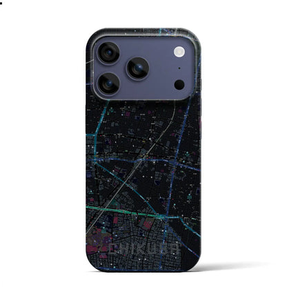 【千種（愛知県）】地図柄iPhoneケース（バックカバータイプ）