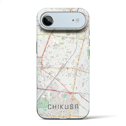 【千種（愛知県）】地図柄iPhoneケース（バックカバータイプ）