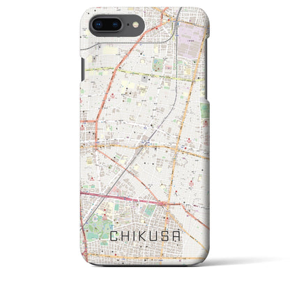 【千種（愛知県）】地図柄iPhoneケース（バックカバータイプ）