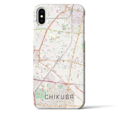 【千種（愛知県）】地図柄iPhoneケース（バックカバータイプ）