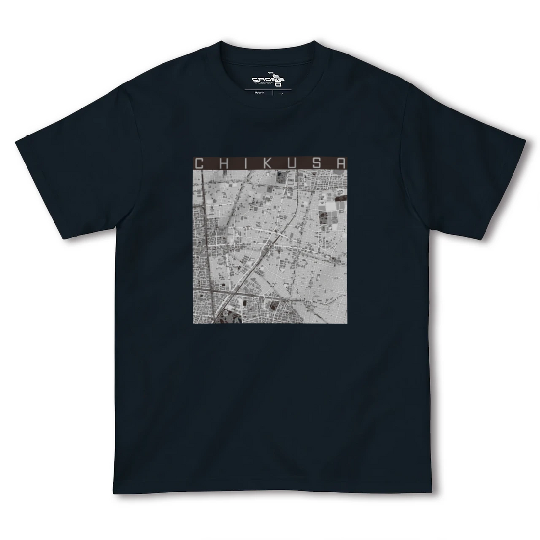 【千種(愛知県)】地図柄ヘビーウェイトTシャツ