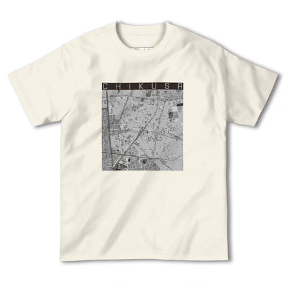 【千種（愛知県）】地図柄ヘビーウェイトTシャツ