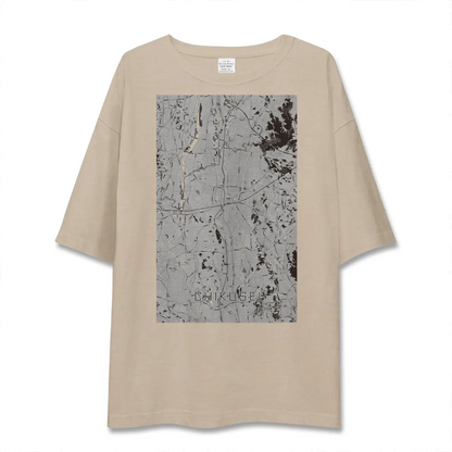 【筑西（茨城県）】地図柄ビッグシルエットTシャツ