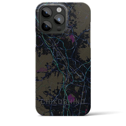 【筑紫野（福岡県）】地図柄iPhoneケース（バックカバータイプ）