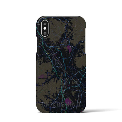 【筑紫野（福岡県）】地図柄iPhoneケース（バックカバータイプ）