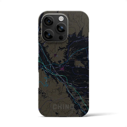 【茅野（長野県）】地図柄iPhoneケース（バックカバータイプ）