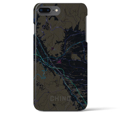 【茅野（長野県）】地図柄iPhoneケース（バックカバータイプ）