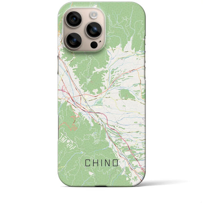 【茅野（長野県）】地図柄iPhoneケース（バックカバータイプ）