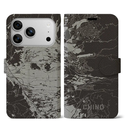 【茅野（長野県）】地図柄iPhoneケース（手帳タイプ）