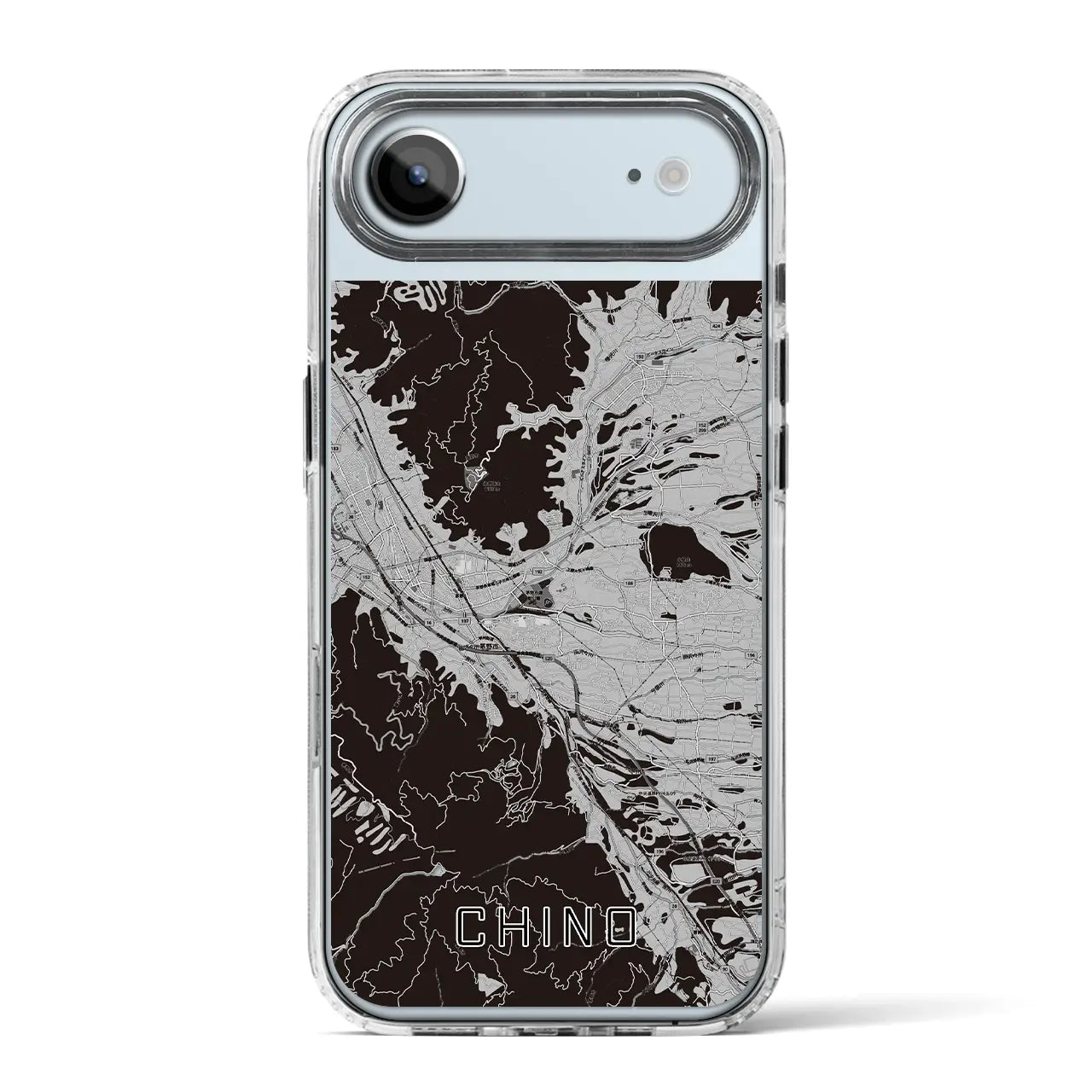 【茅野（長野県）】地図柄iPhoneケース（MagSafeタイプ）