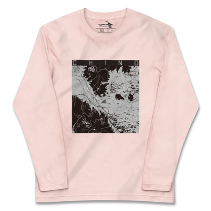 【茅野（長野県）】地図柄ロングスリーブTシャツ
