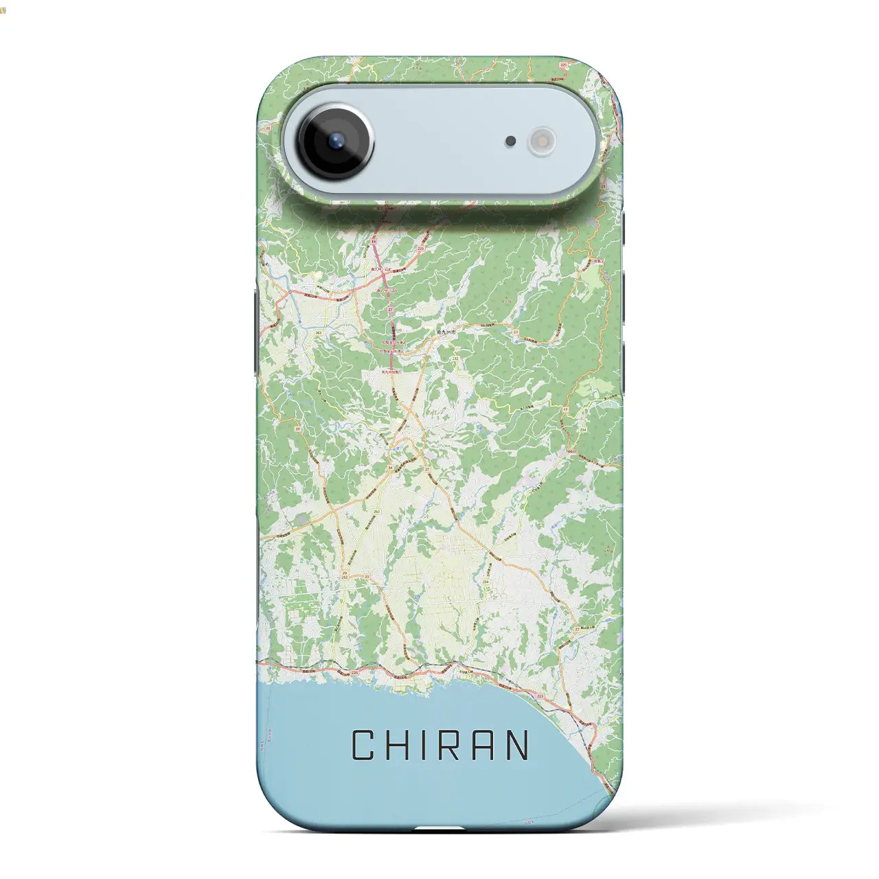 【知覧（鹿児島県）】地図柄iPhoneケース（バックカバータイプ）ナチュラル・iPhone 17 Pro Max 用