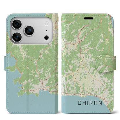 【知覧（鹿児島県）】地図柄iPhoneケース（手帳タイプ）