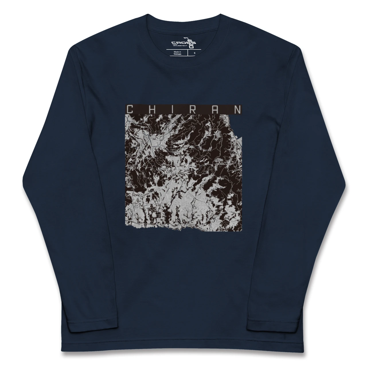 【知覧（鹿児島県）】地図柄ロングスリーブTシャツ
