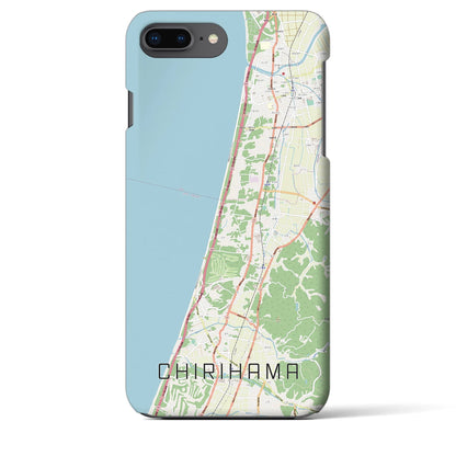 【千里浜（石川県）】地図柄iPhoneケース（バックカバータイプ）