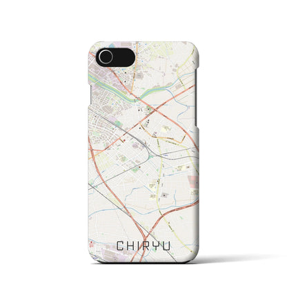 【知立（愛知県）】地図柄iPhoneケース（バックカバータイプ）