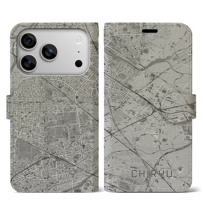 【知立（愛知県）】地図柄iPhoneケース（手帳タイプ）