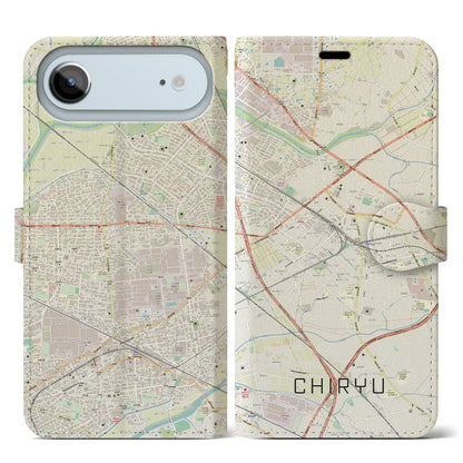 【知立（愛知県）】地図柄iPhoneケース（手帳タイプ）