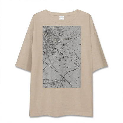 【知立（愛知県）】地図柄ビッグシルエットTシャツ