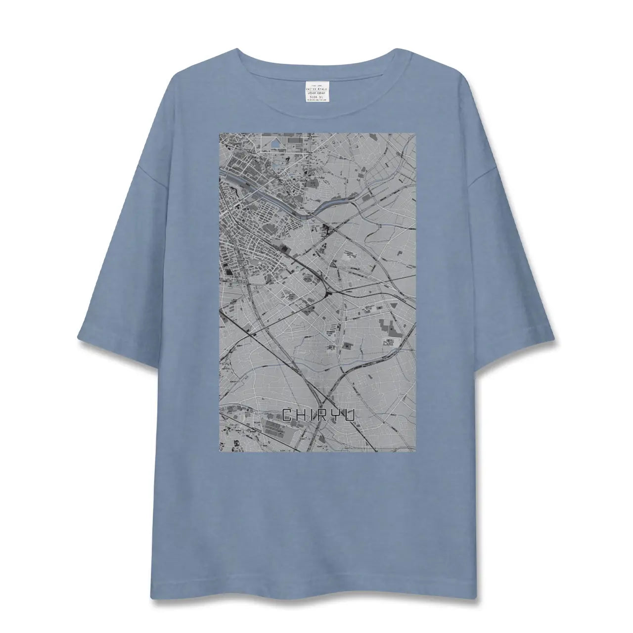 【知立（愛知県）】地図柄ビッグシルエットTシャツ