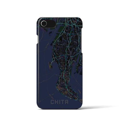 【知多2（愛知県）】地図柄iPhoneケース（バックカバータイプ）