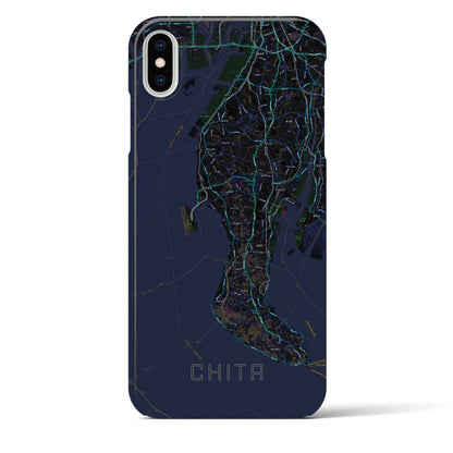 【知多2（愛知県）】地図柄iPhoneケース（バックカバータイプ）