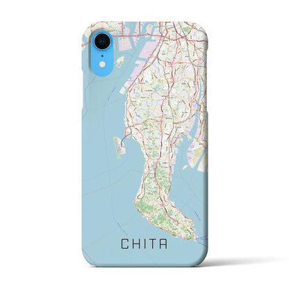 【知多2（愛知県）】地図柄iPhoneケース（バックカバータイプ）