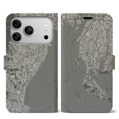 【知多2（愛知県）】地図柄iPhoneケース（手帳タイプ）