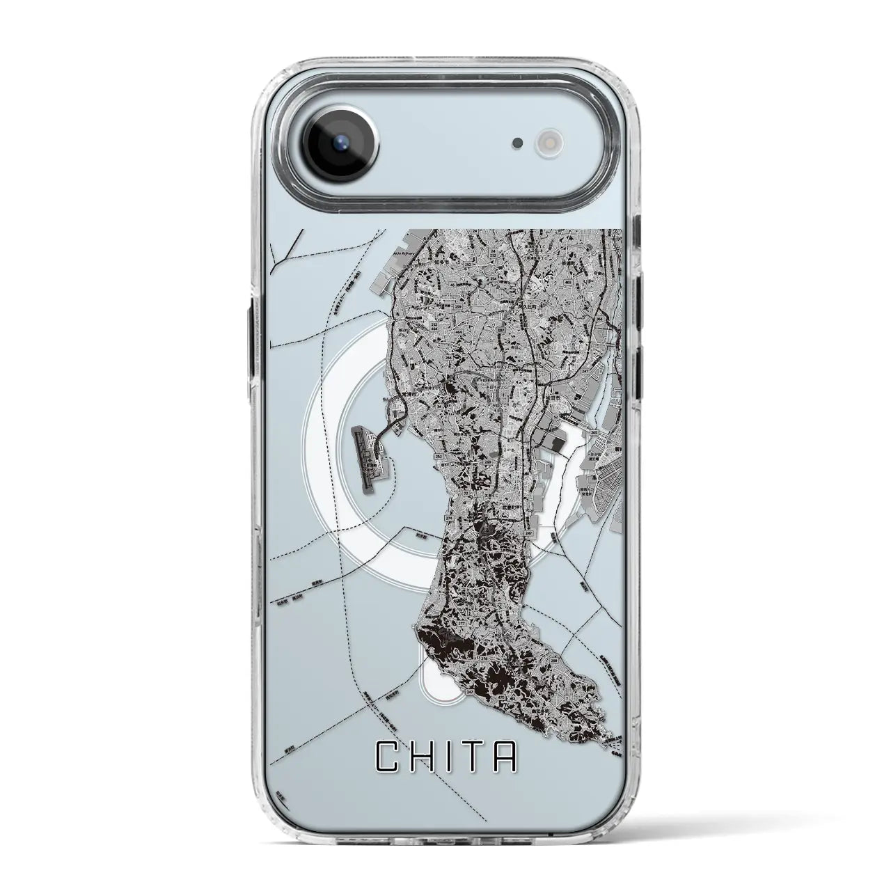 【知多2（愛知県）】地図柄iPhoneケース（MagSafeタイプ）