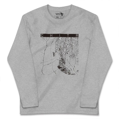 【知多2（愛知県）】地図柄ロングスリーブTシャツ