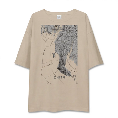 【知多2（愛知県）】地図柄ビッグシルエットTシャツ