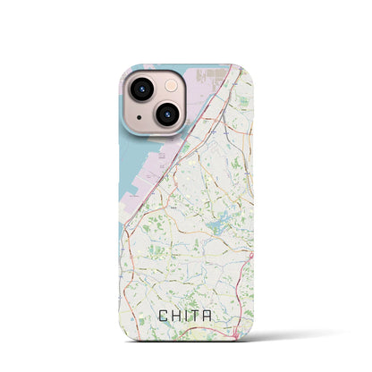 【知多（愛知県）】地図柄iPhoneケース（バックカバータイプ）